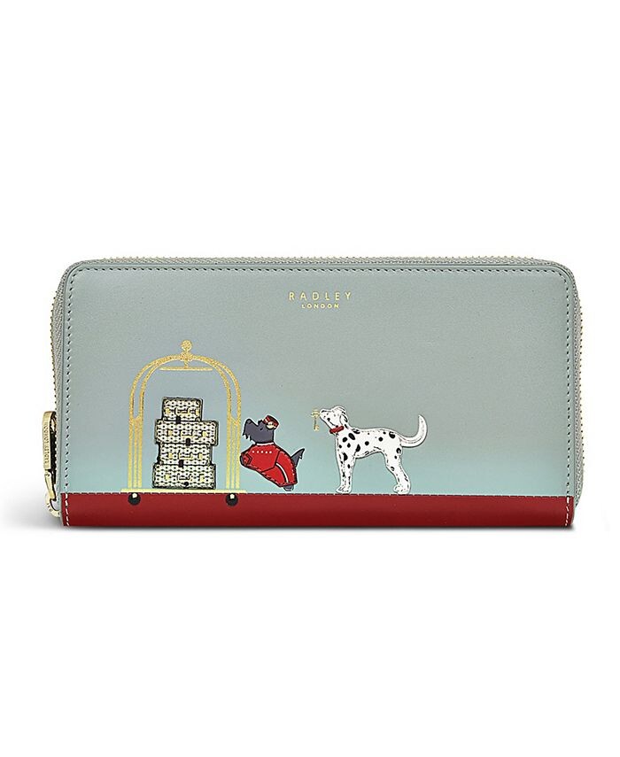 

Мини-кошелек на молнии на тележке для багажа Radley London, зеленый