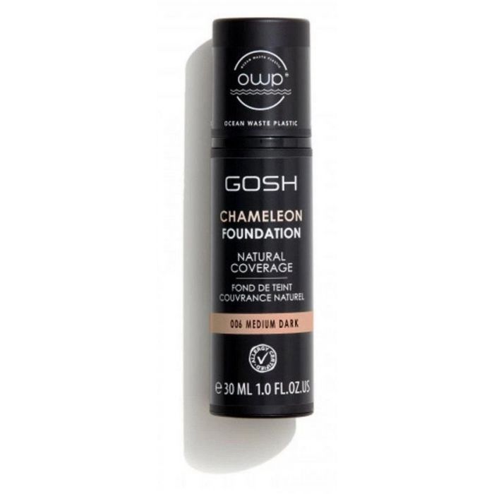 цена Тональная основа Chameleon Foundation Base de Maquillaje Gosh, 006 Medium Dark