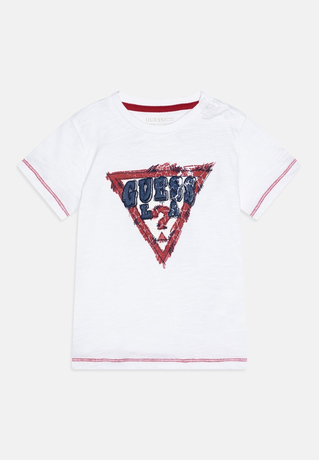 

Футболка с принтом TODDLER SLUB Guess, цвет pure white