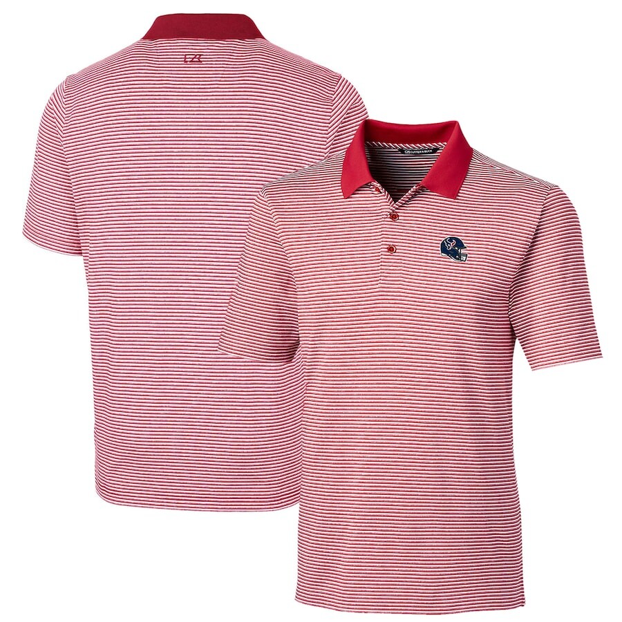 

Поло с длинным рукавом Cutter & Buck Houston Texans, красный