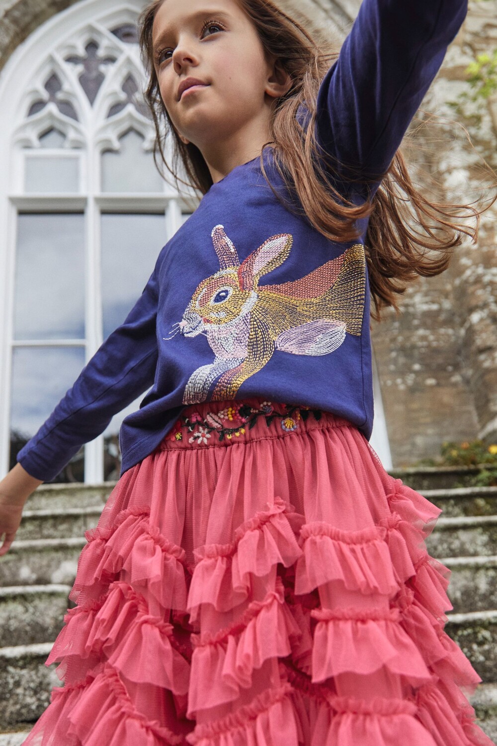 

Футболка с эффектом металлик Superstitch Boden, синий