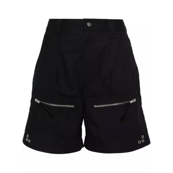 

Шорты kynan cotton shorts Etoile Isabel Marant, черный