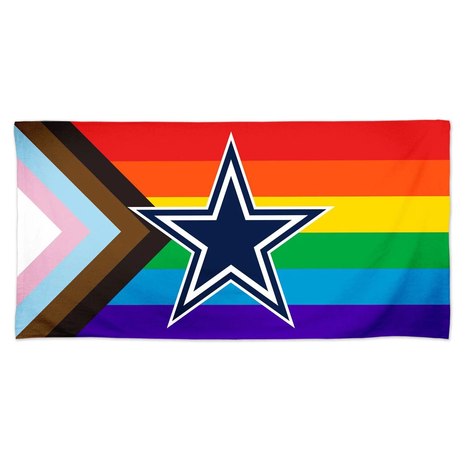 

WinCraft Dallas Cowboys Пляжное полотенце Pride Spectra 30 x 60 дюймов