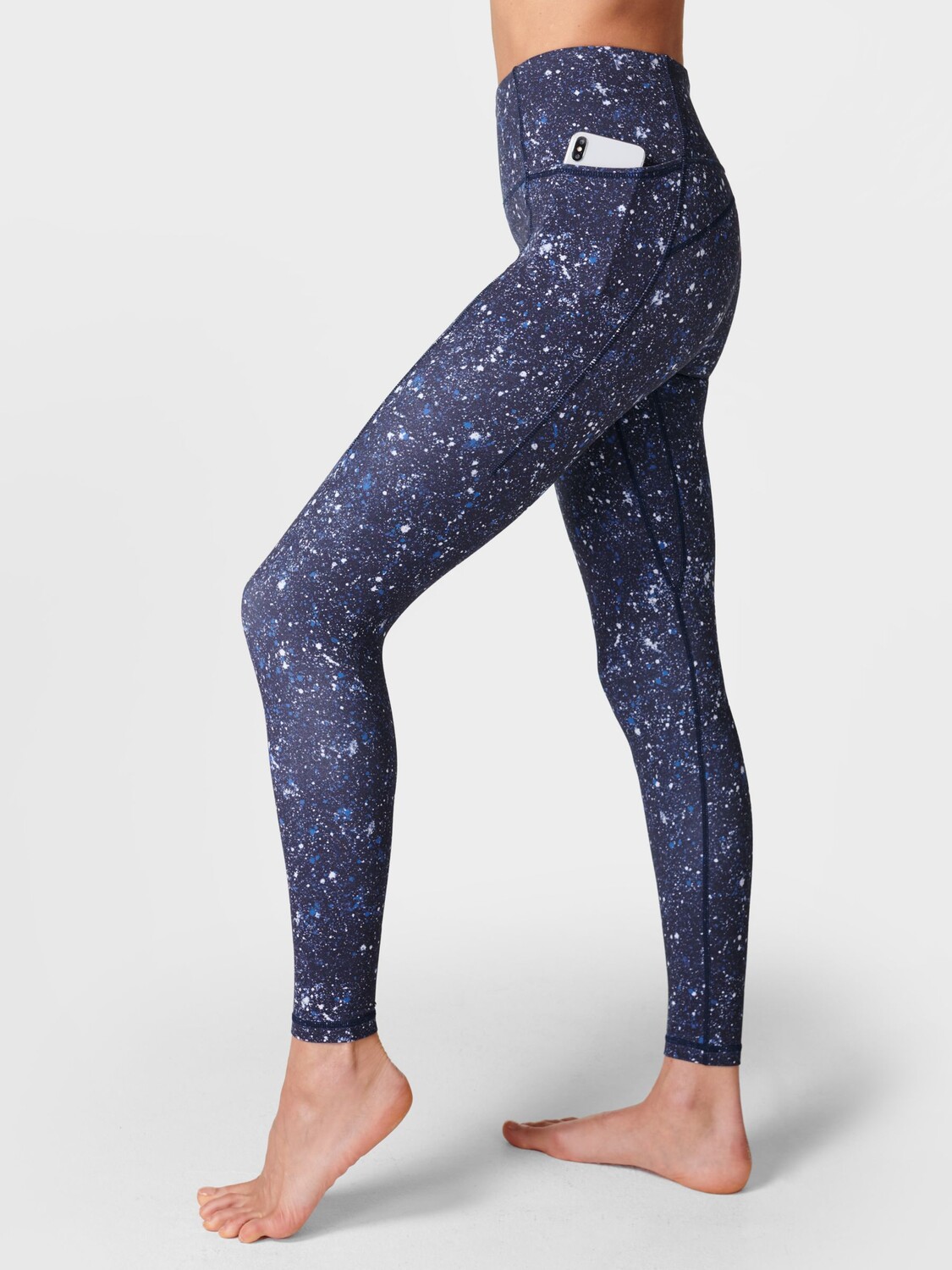 

Супермягкие леггинсы для йоги Sweaty Betty, синий/мульти