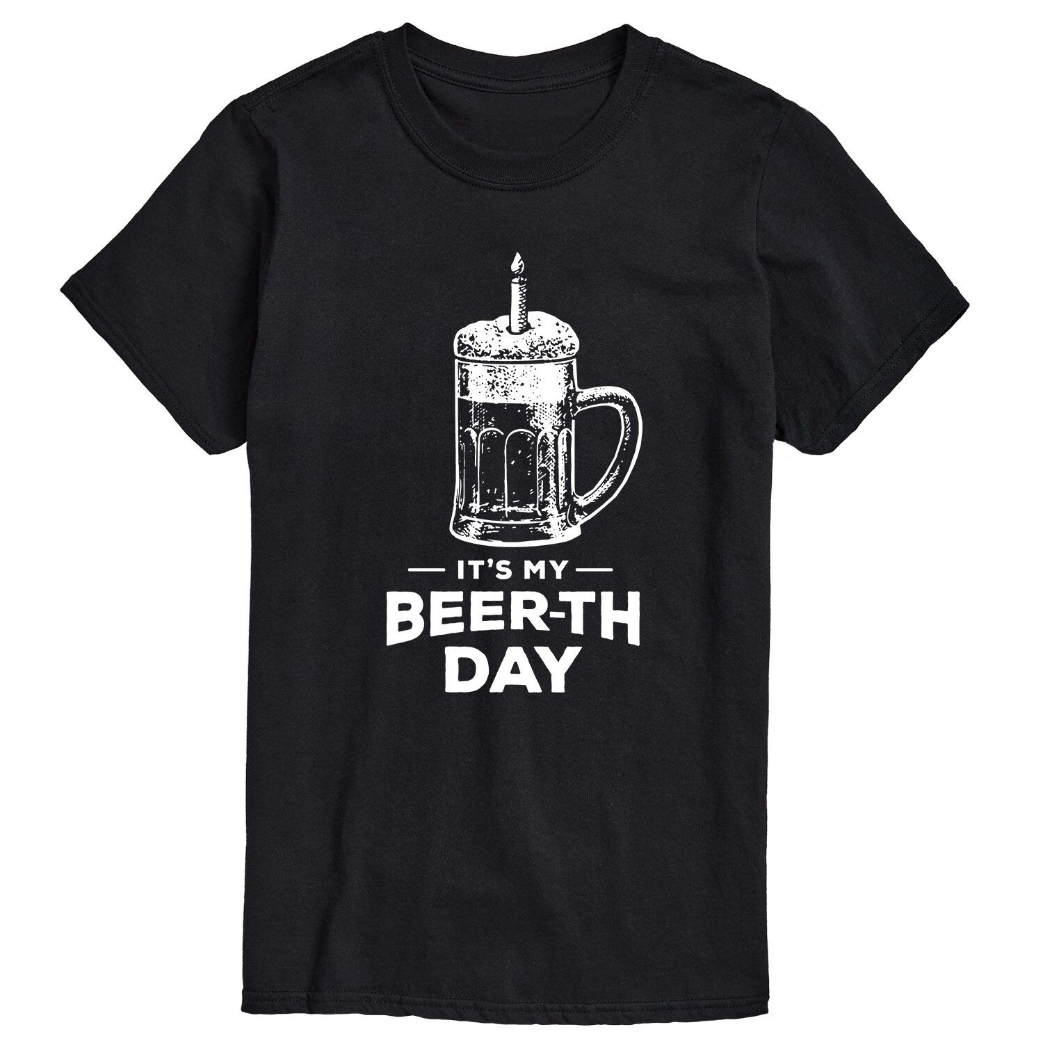 

Мужская футболка Big & Tall с рисунком It's My Beer-th Day License