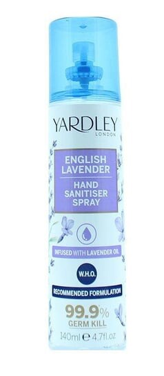 

Дезинфицирующий спрей для рук 140 мл Yardley, London English Lavender