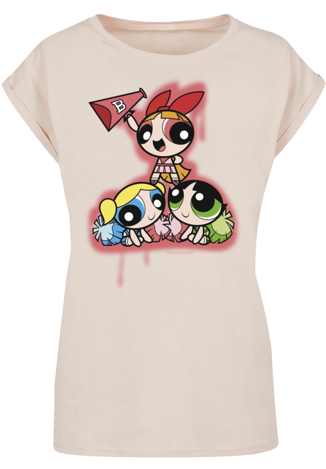 

Футболка F4NT4STIC Powerpuff Girls Cheerleaders, белый