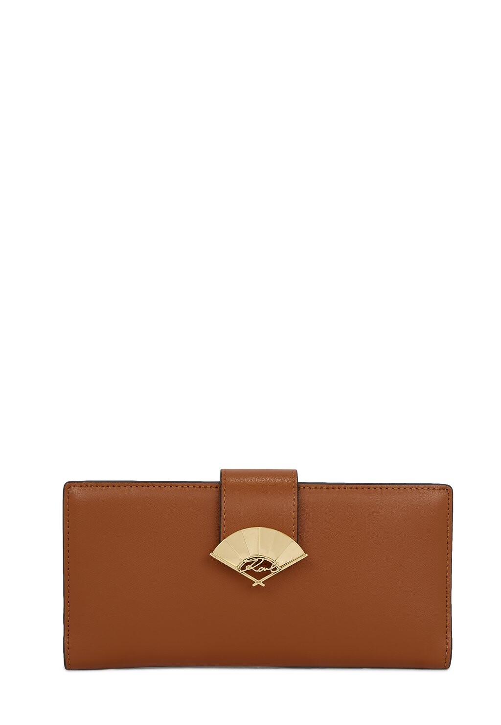 

Кошелек SIGNATURE FAN CONTINENTAL KARL LAGERFELD, цвет brown