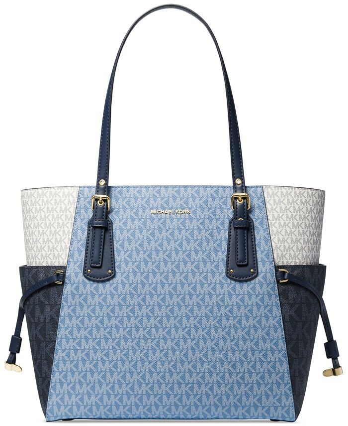 

Сумка-тоут Voyager East West Michael Kors, синий