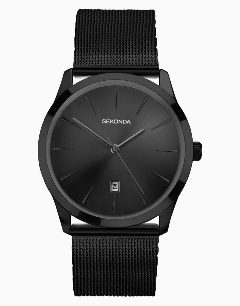 

Аналоговые часы Sekonda черного цвета