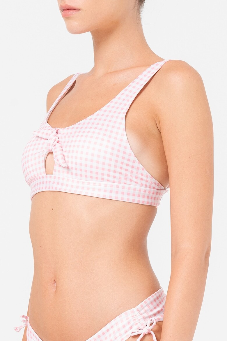 

Верх купальника Seychelles в клетку Hunkemoller, белый