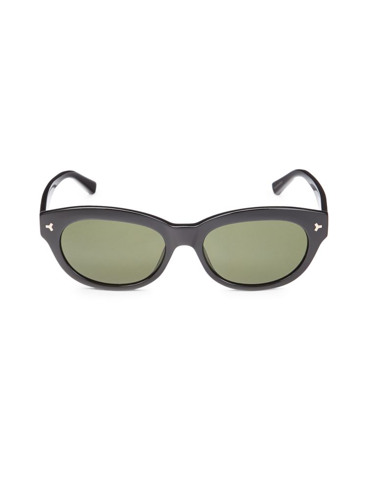 Овальные солнцезащитные очки 54MM Bally, черный солнцезащитные очки masao gabrielle 54mm casablanca черный