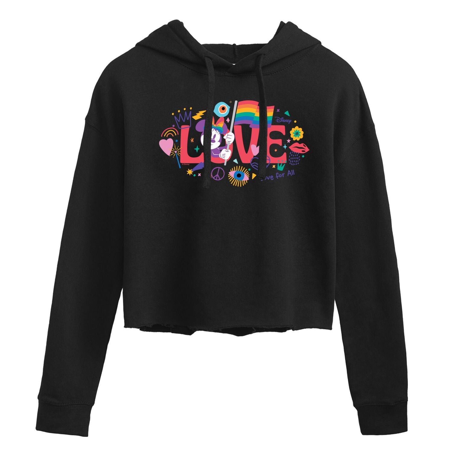 

Укороченное худи Disney's Minnie Mouse Love Minnie Juniors Disney