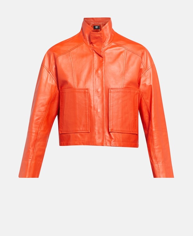

Кожаный пиджак Riani, цвет Pumpkin Orange
