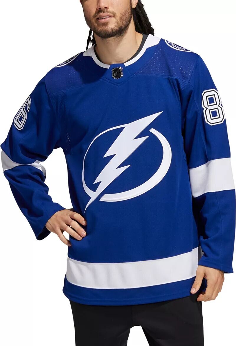 

Adidas Tampa Bay Lightning Никита Кучеров № 86 ADIZERO Authentic Home Джерси