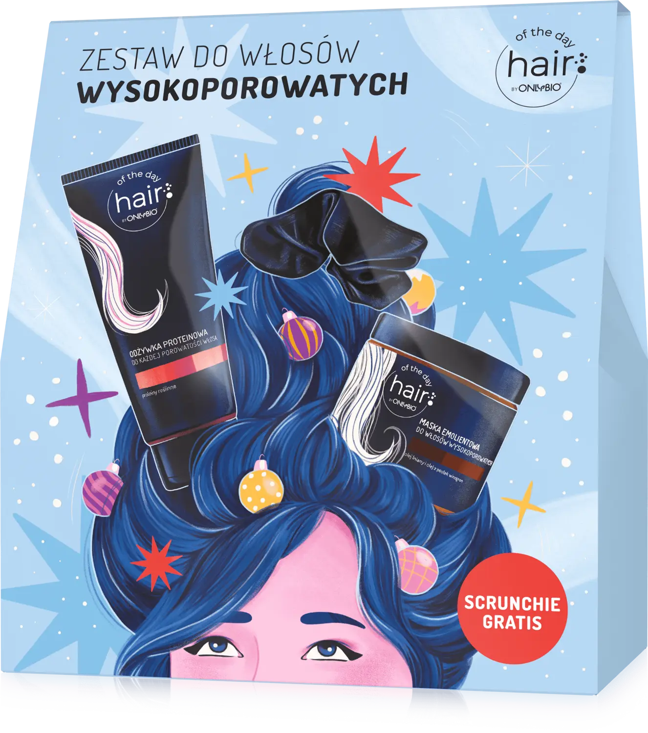 

Набор для пористых волос: протеиновый кондиционер Hair Of The Day, 400 мл