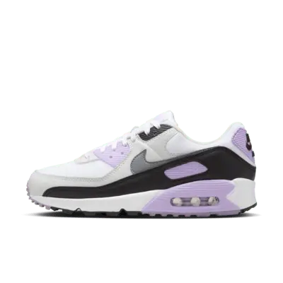 

Кроссовки Nike Air Max 90, цвет White/Lilac/Photon Dust/Cool Grey