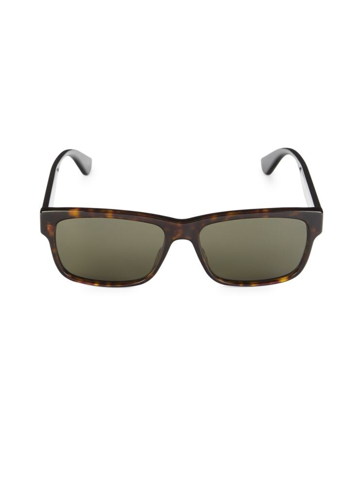

Прямоугольные солнцезащитные очки 58MM Gucci, цвет Havana