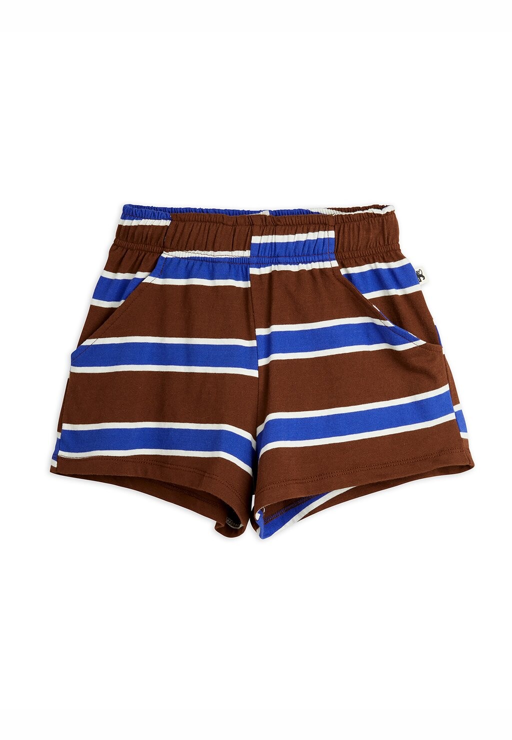 

Шорты Stripe Unisex Mini Rodini, коричневый
