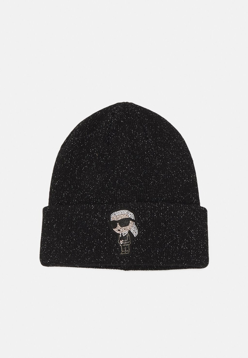 

Шапка KARL LAGERFELD IKONIK 2.0 BEANIE, черный