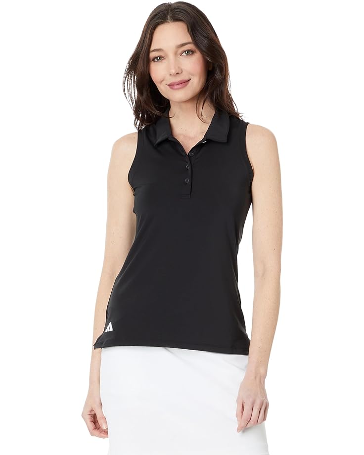 Поло adidas Golf Ultimate365 Solid Sleeveless Shirt, черный