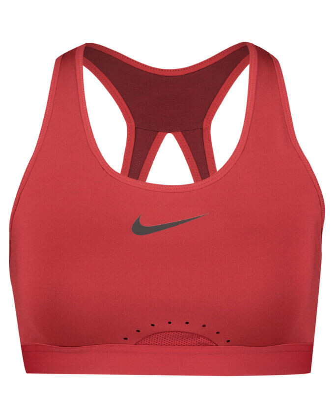 

Спортивный бюстгальтер Nike dri-fit swoosh Nike, красный