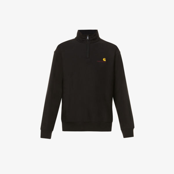 

Толстовка из смесового хлопка с вышитым логотипом Carhartt Wip, черный
