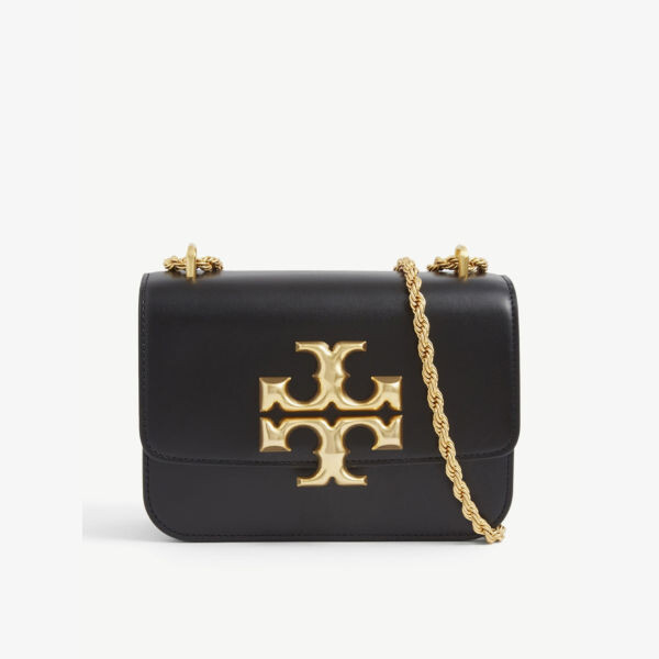 

Кожаная сумка через плечо Eleanor Tory Burch, черный