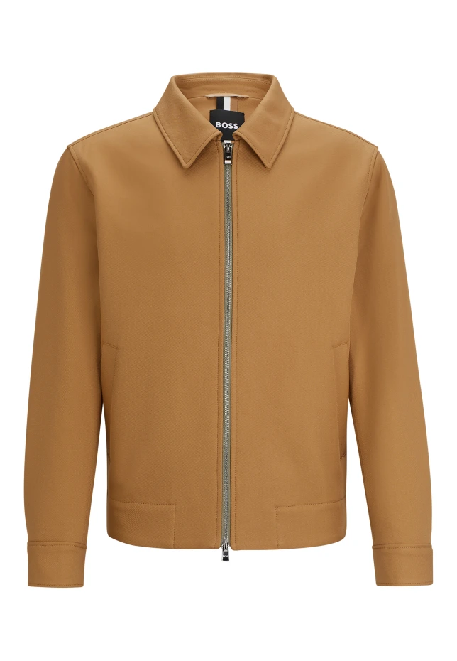 

Блейзер c-hanry-wing-241 slim fit Boss, бежевый