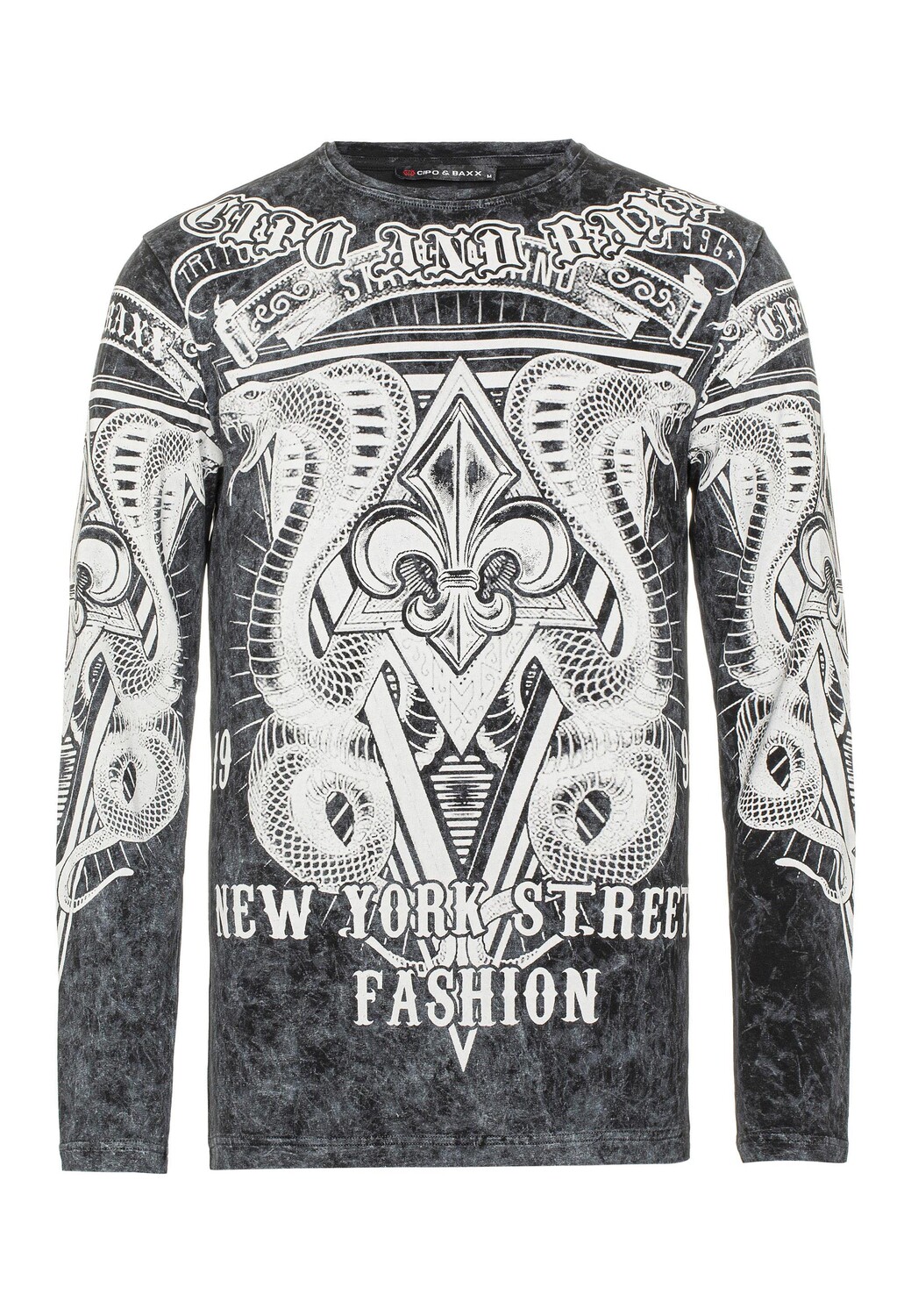 

Лонгслив Cipo & Baxx SWEATSHIRT, черный