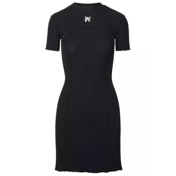 

Платье cotton blend dress Palm Angels, черный