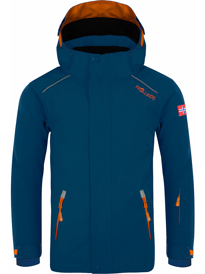 цена Лыжная куртка Trollkids Holmenkollen Pro, темно синий