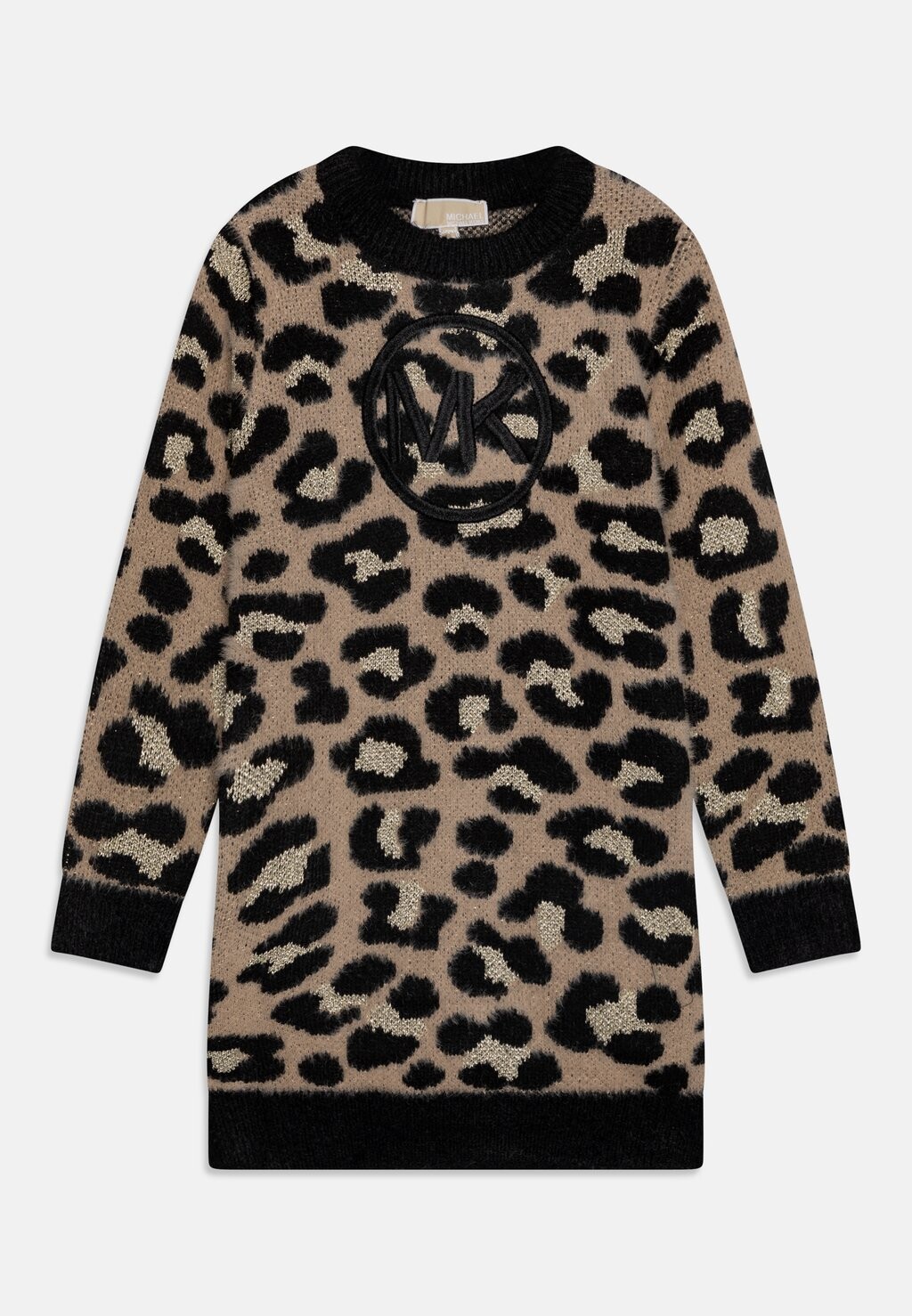 

Трикотажное платье Dress Michael Kors Kids, цвет black stone