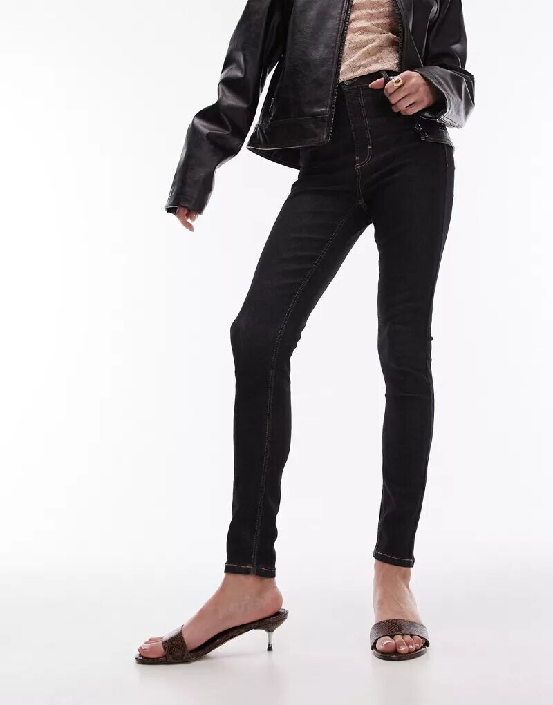 

Черные джинсы Topshop Joni