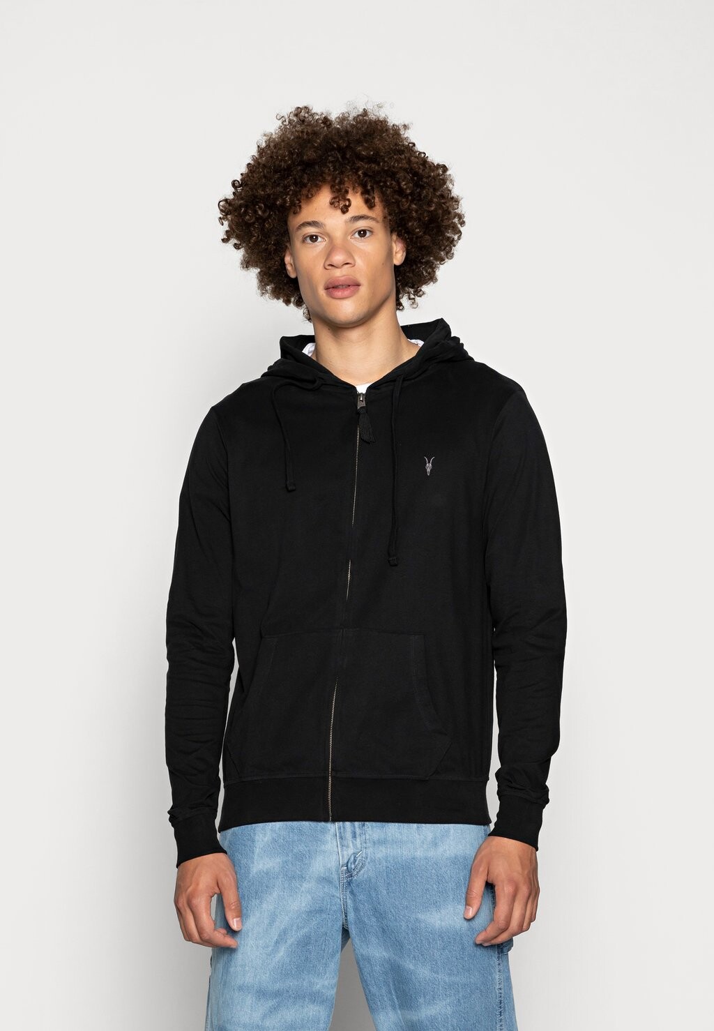 

Толстовка на молнии AllSaints, черный