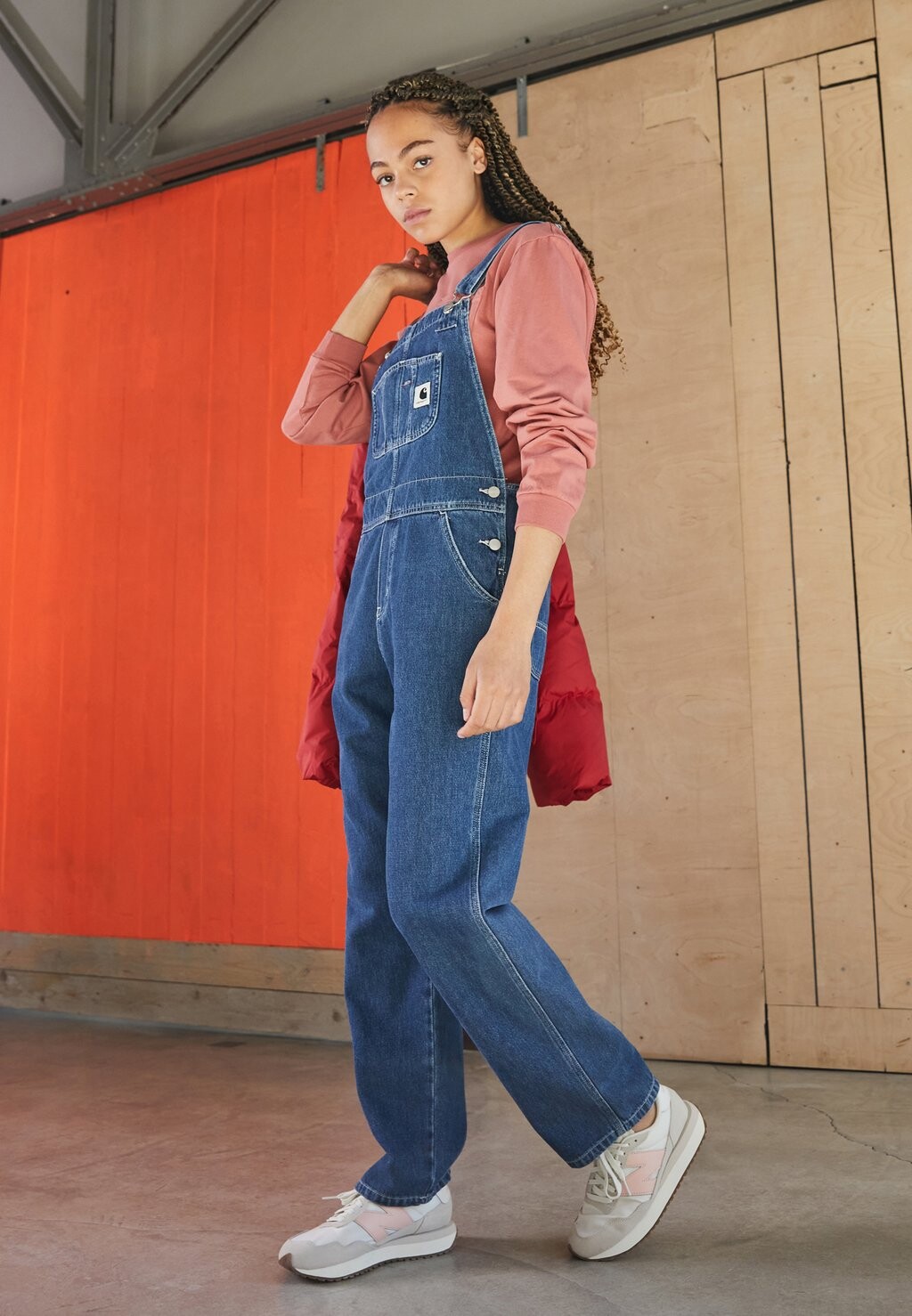 

Комбинезон КОМБИНЕЗОН ПРЯМОЙ Carhartt WIP, синий
