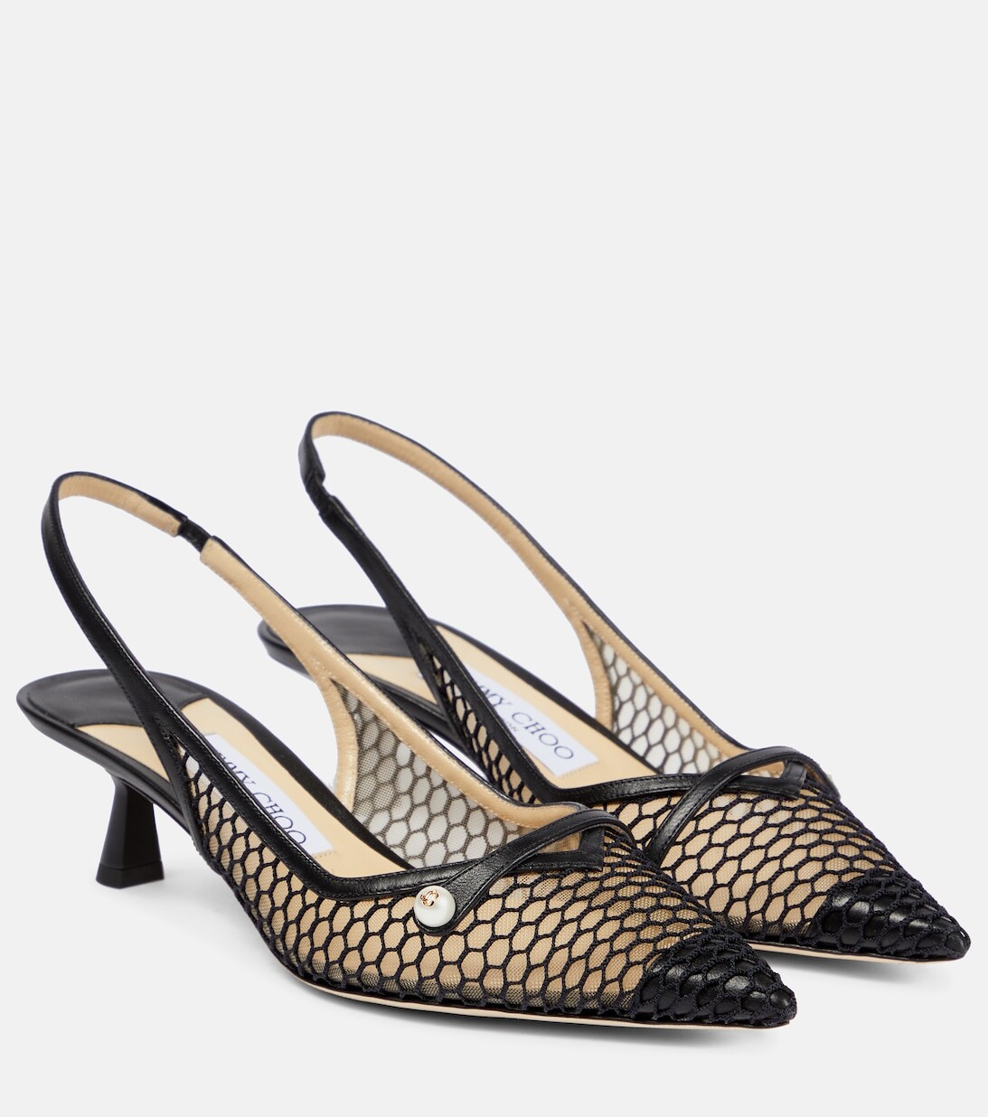 

Туфли-лодочки Amita 45 с ремешком на пятке Jimmy Choo, черный