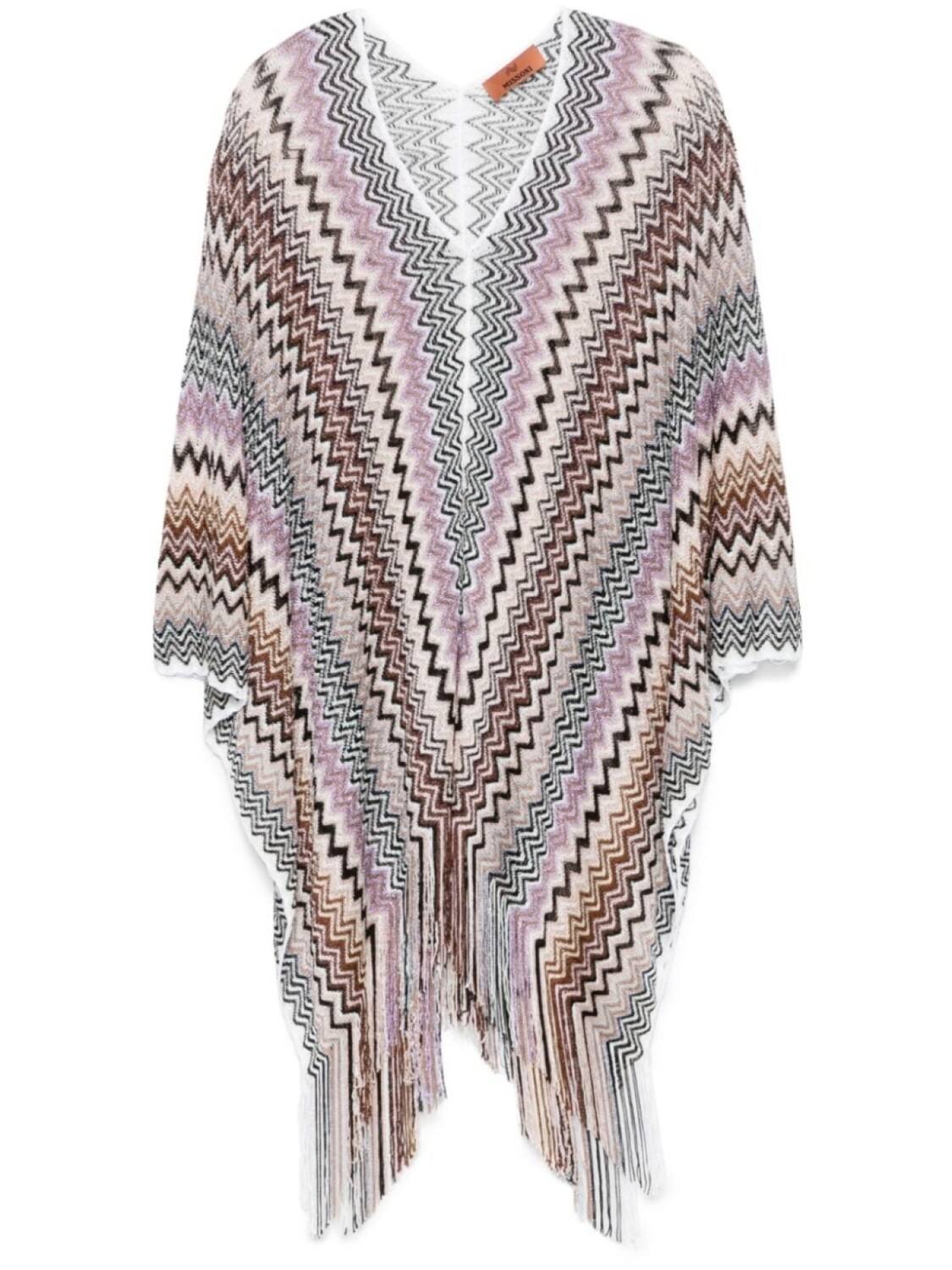 

Зигзагообразный топ Missoni, серый