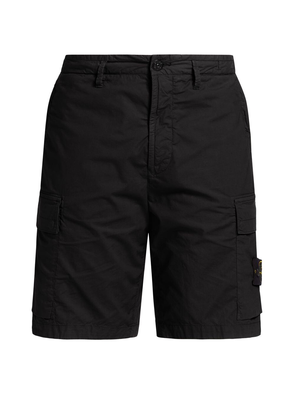 

Шорты-карго из эластичного хлопка Stone Island, черный