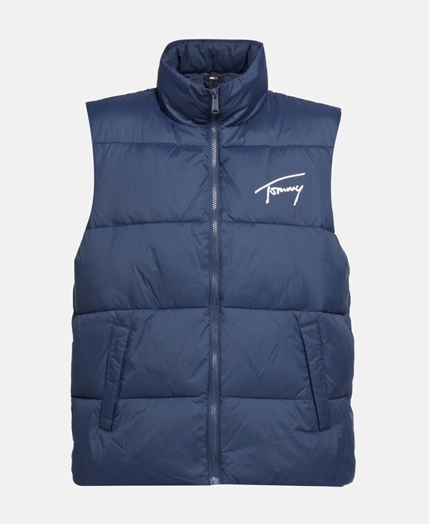 

Стеганый жилет Tommy Jeans, темно-синий