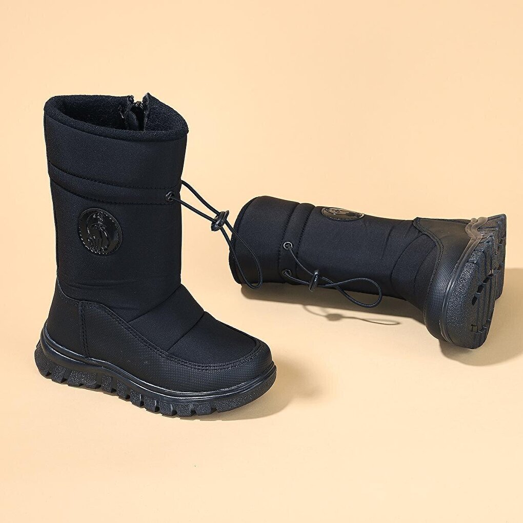 Зимние ботинки Noah на молнии для девочек/мальчиков KİKO KİDS, черный