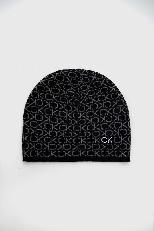 

Шапка с оттенком кашемира Calvin Klein, черный