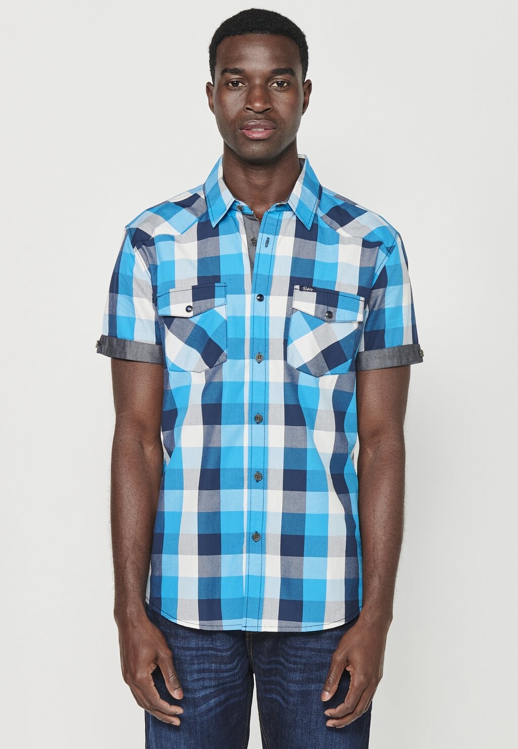 

Рубашка SHORT SLEEVE Koroshi, синий