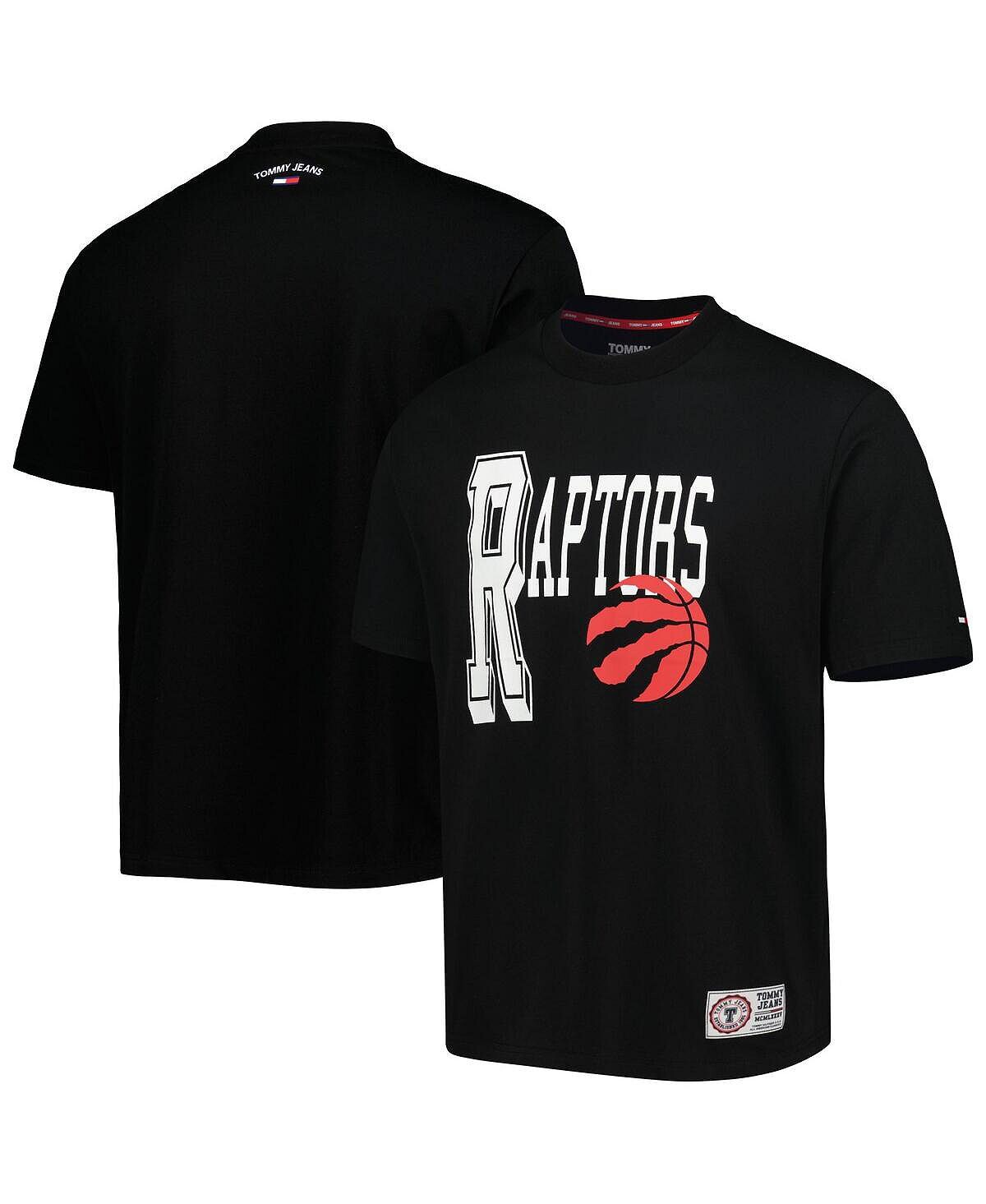 

Мужская черная футболка Toronto Raptors Mel Varsity Tommy Jeans, Черный
