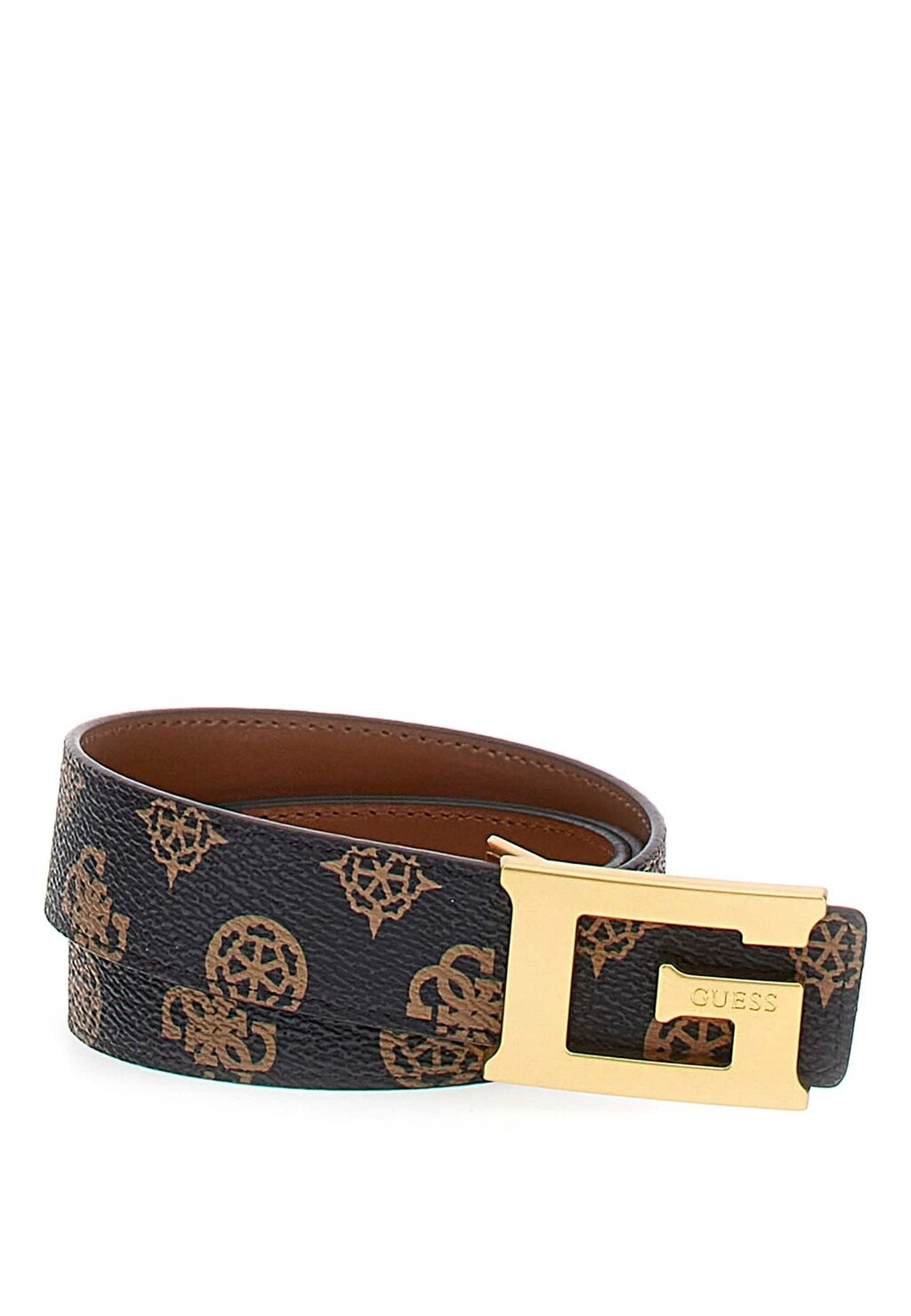 

Пояс CEINTURE KUBA LOGO 4G PIVOINE Guess, коричневый