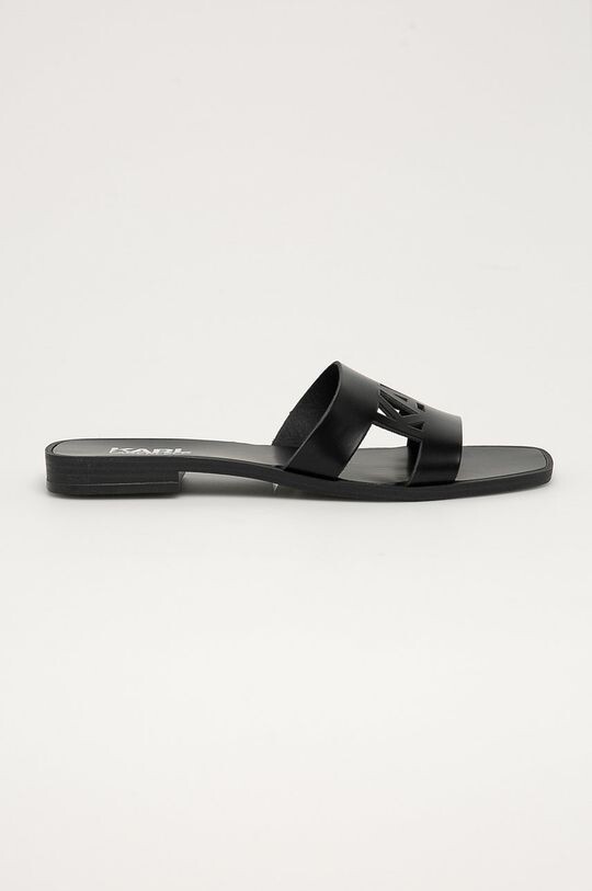 

Кожаные тапочки KL80405.00X Karl Lagerfeld, черный