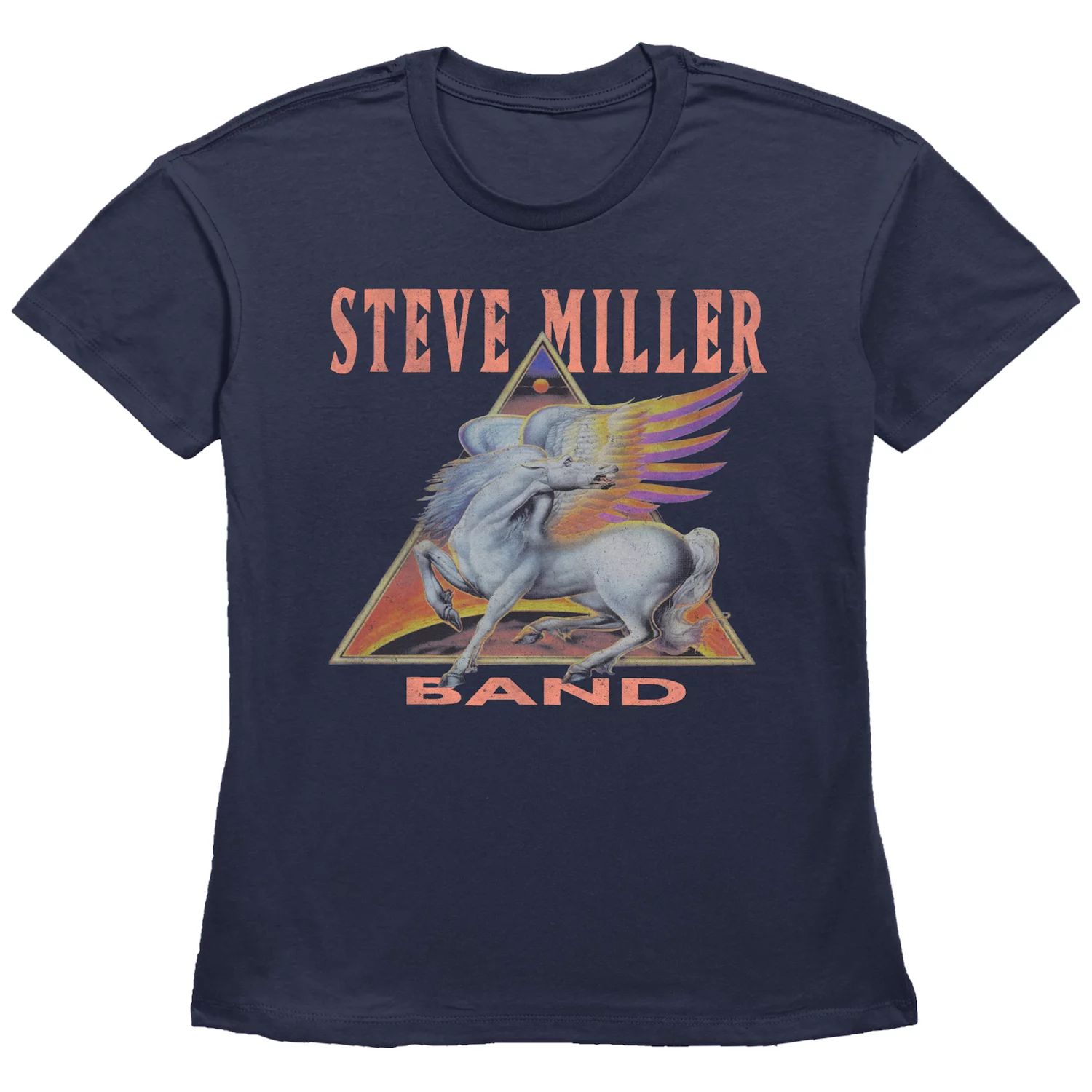 Детская футболка с треугольным логотипом The Steve Miller Band Pegasus и графическим рисунком Licensed Character