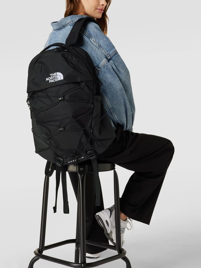 Рюкзак с деталью лейбла модель БОРЕАЛИС The North Face, черный рюкзак с принтом рюкзак с регулируемым плечевым ремнем и мягкой подкладкой mountain warehouse черный