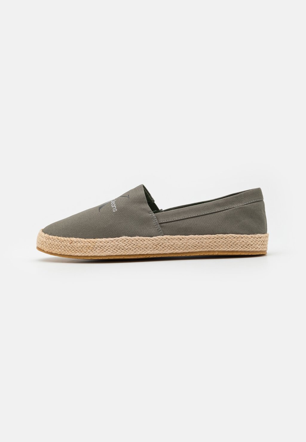 

Эспадрильи SLIP ON Calvin Klein Jeans, цвет dusty olive