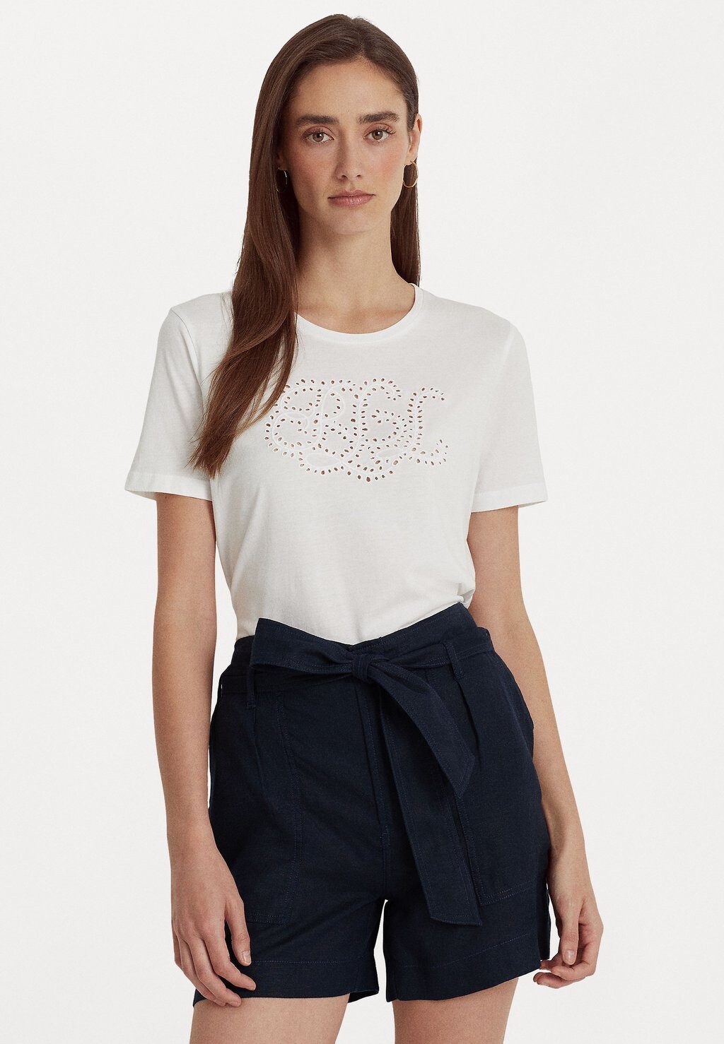 

Базовая футболка Lauren Ralph Lauren, белый